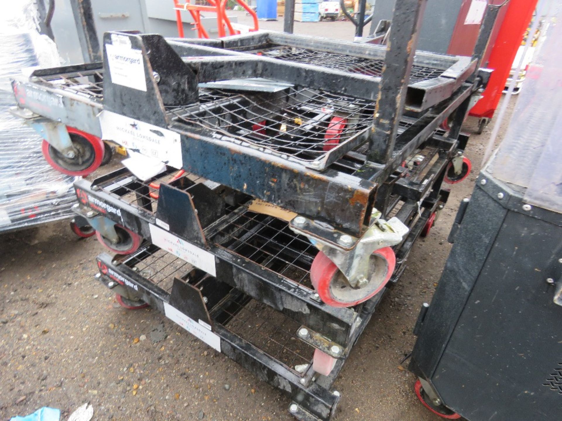 3 X ARMORGARD BUNDLE RACK TROLLEYS. SOURCED FROM LARGE CONSTRUCTION COMPANY LIQUIDATION. - Image 4 of 4