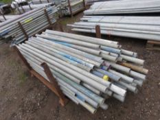 STILLAGE OF SCAFFOLDING TUBES 5-6FT LENGTH APPROX. 100 NO. IN TOTAL APPROX. SOURCED FROM COMPANY LIQ