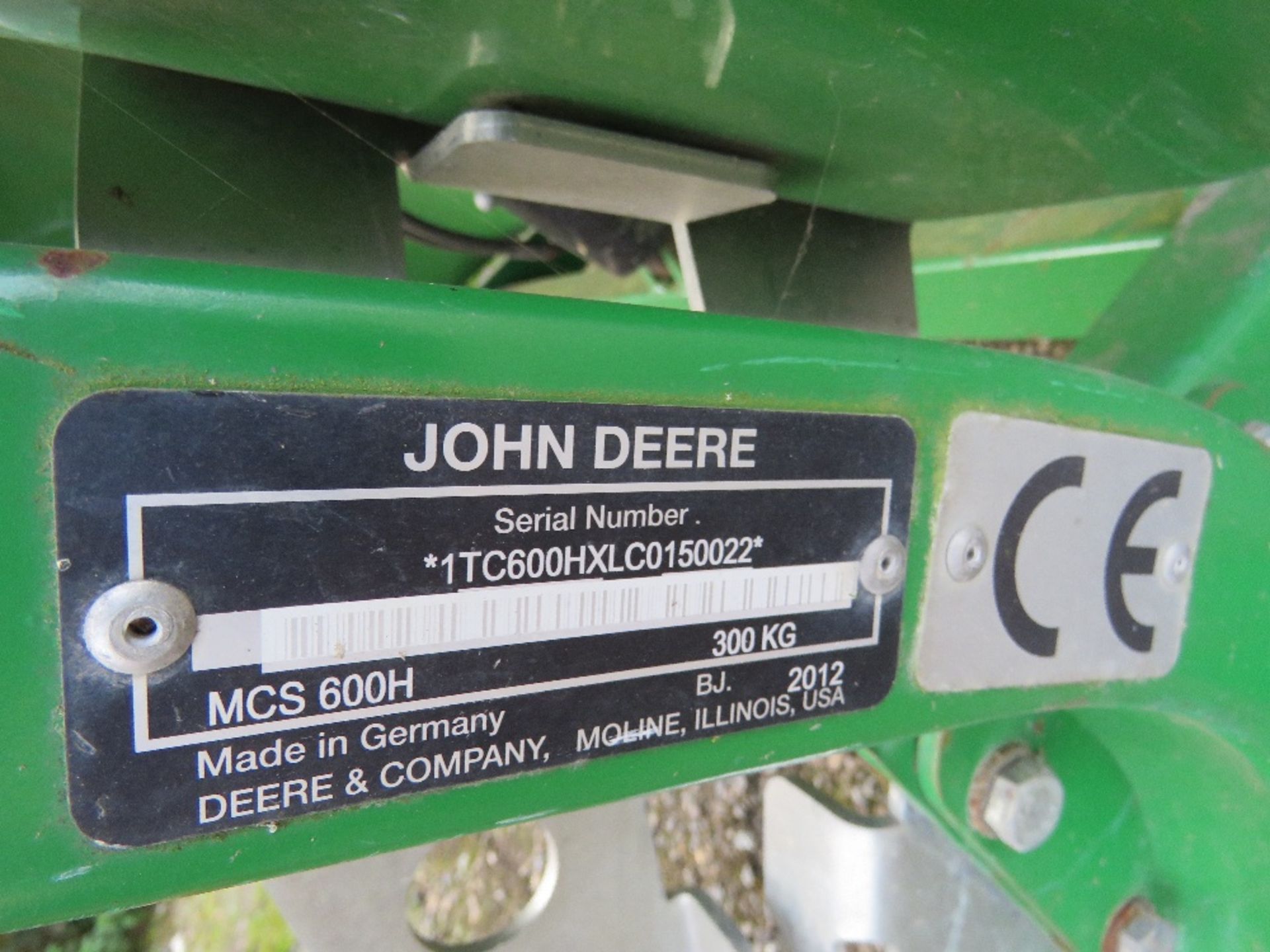 2NO JOHN DEERE MCS600 HIGH DISCHARGE REAR COLLECTORS. - Image 6 of 6