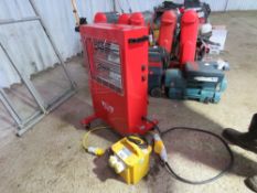 ELITE RADIANT HEATER PLUS A TRANSFORMER. THIS LOT IS SOLD UNDER THE AUCTIONEERS MARGIN SCHEME, TH