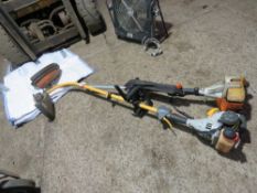 RYOBI AND STIHL PETROL ENGINED STRIMMERS. THIS LOT IS SOLD UNDER THE AUCTIONEERS MARGIN SCHEME,