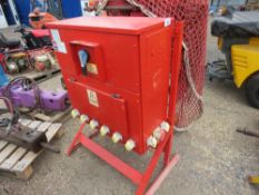 LARGE SITE DISTRIBUTION PANEL/TRANSFORMER, 415VOLT INPUT, 110VOLT OUTPUT.