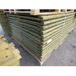 24NO FEATHER EDGE CLAD FENCING PANELS, PRESSURE TREATED, 1.8M X 1.83M APPROX.