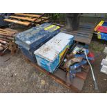 PALLET CONTAINING HEAVY DUTY PIPE BENDING EQUIPTMENT