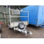 IFOR WILLIAMS TWIN AXLED PLANT TRAILER 12FTX5FT YEAR 2016 BUILD, 3500KG RATED, SN: SCKD00000G5124949