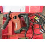 HILTI TE6 110V BREAKER SOURCED FROM LARGE CONSTRUCTION COMPANY LIQUIDATION.