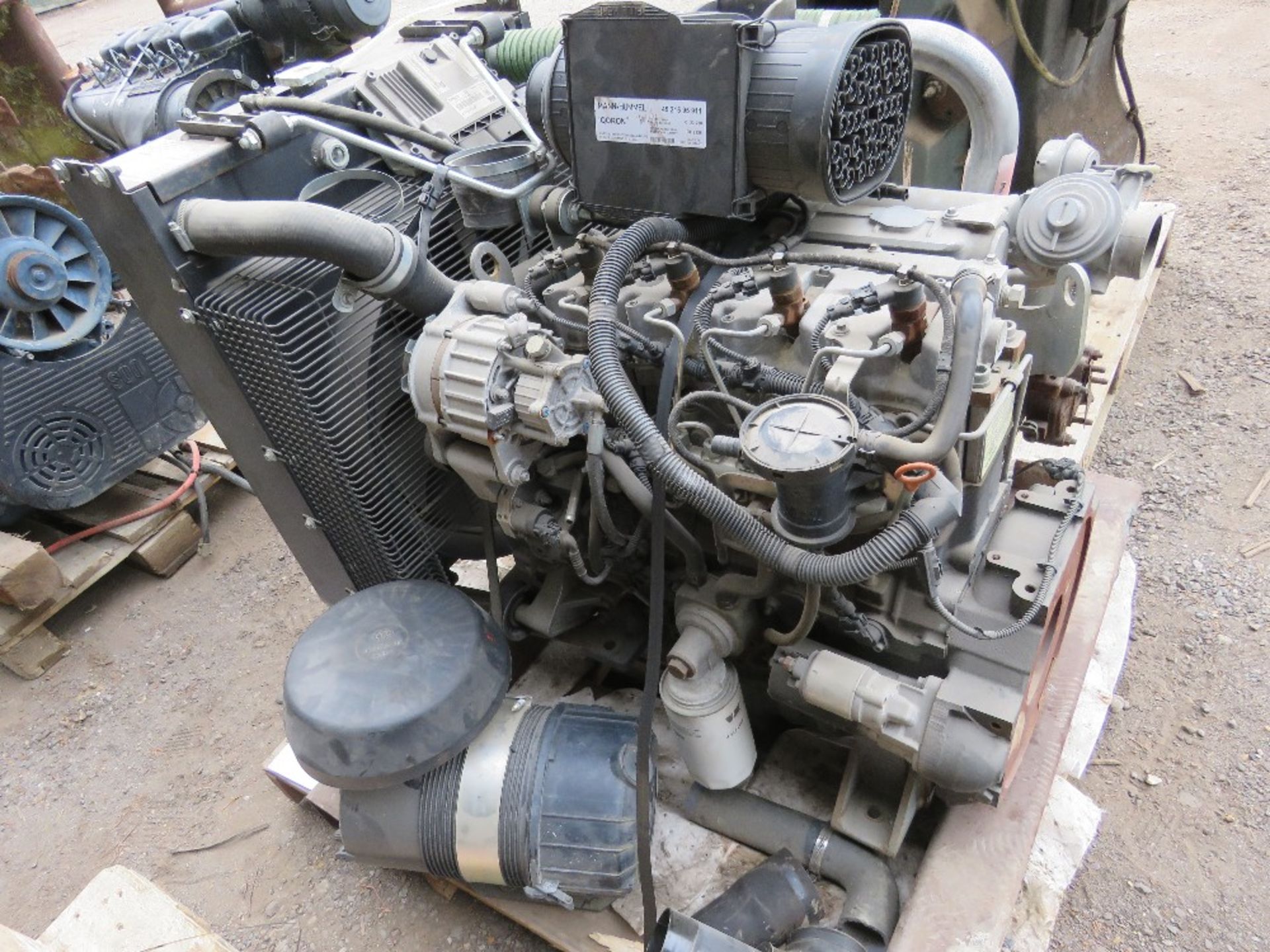 VM MOTORI WATER COOLED ENGINE TYPE 05D/9 62KW RATED. RUNNING WHEN REMOVED AS PART OF LOW EMMISSION P - Image 4 of 8