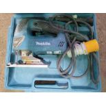 2X MAKITA JIGSAWS 110V POWERED SOURCED FROM LARGE CONSTRUCTION COMPANY LIQUIDATION.