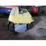 SMALL YELLOW GENERATOR. THIS LOT IS SOLD UNDER THE AUCTIONEERS MARGIN SCHEME, THEREFORE NO VAT W