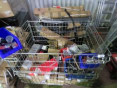 LARGE STILLAGE OF ASSORTED FIXINGS AND SUNDRIES. SOURCED FROM LARGE CONSTRUCTION COMPANY LIQUIDATIO