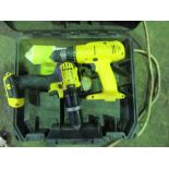 3X POWER TOOLS: BATTERY DRILL SET, DEWALT BATTERY DRILL AND BOSCH 240V JIGSAW. THIS LOT IS SOLD