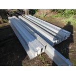 10X ASSORTED GALVANISED LINTELS 10-12FT LENGTH APPROX. THIS LOT IS SOLD UNDER THE AUCTIONEERS MA