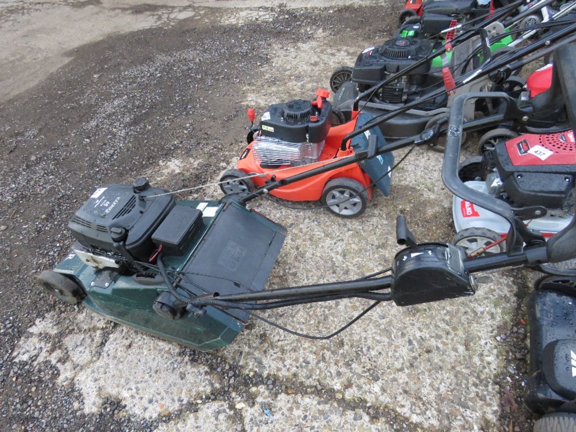 HAYTER HARRIER 48 ROLLER MOWER WITH COLLECTOR. THIS LOT IS SOLD UNDER THE AUCTIONEERS MARGIN SCHE - Image 2 of 3