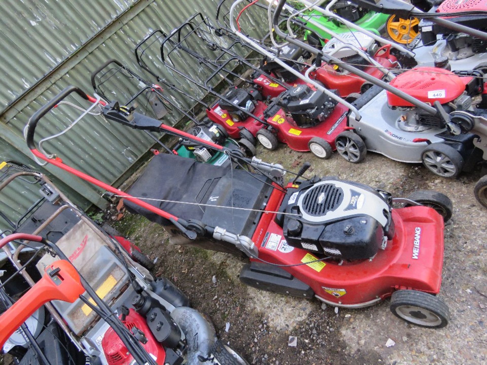 WEIBANG LEGACY 48V ROLLER MOWER WITH COLLECTOR. DIRECT FROM LOCAL LANDSCAPE COMPANY WHO ARE CLOSING