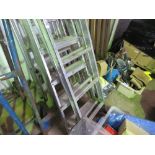 4X STEP LADDERS. THIS LOT IS SOLD UNDER THE AUCTIONEERS MARGIN SCHEME, THEREFORE NO VAT WILL BE