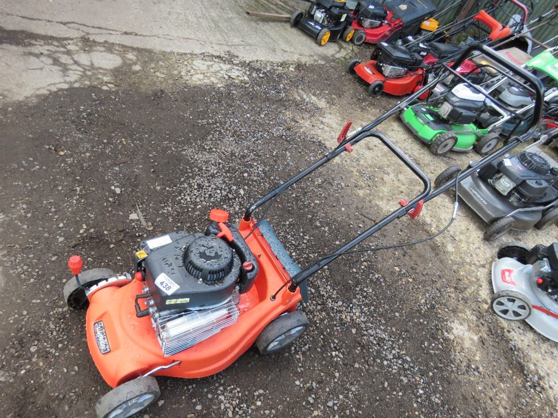 SOVEREIGN PETROL ENGINED ROTARY LAWNMOWER. NO COLLECTOR. THIS LOT IS SOLD UNDER THE AUCTIONEERS - Image 2 of 4