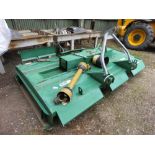 MAJOR 9FT TRACTOR MOUNTED TOPPER MOWER, YEAR 2014. MODEL 9FTGDX SN:HR12370. SOURCED FROM A LARGE E