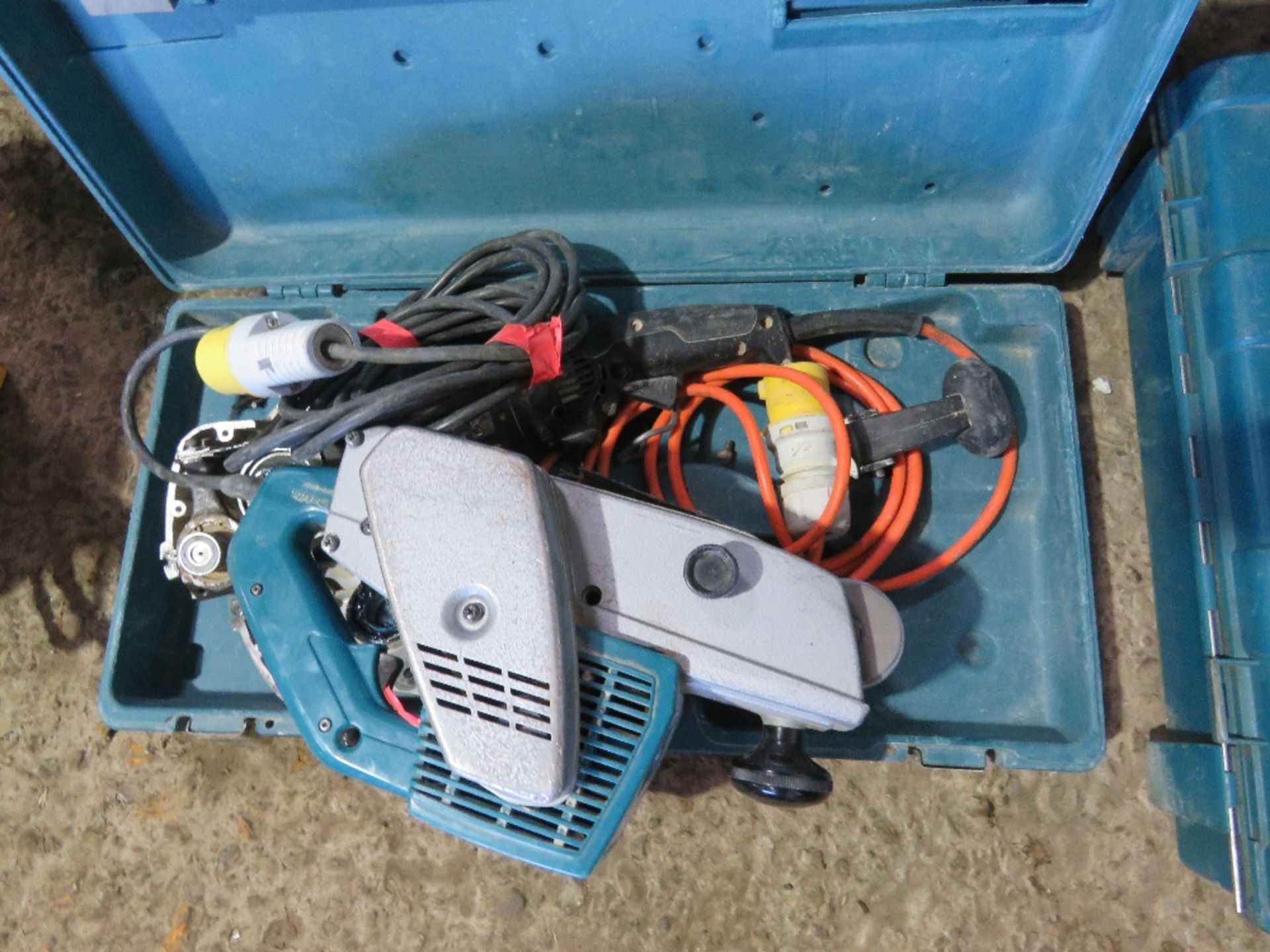 ARBORTECH SAW FOR SPARES OR REPAIR PLUS A BELT SANDER.