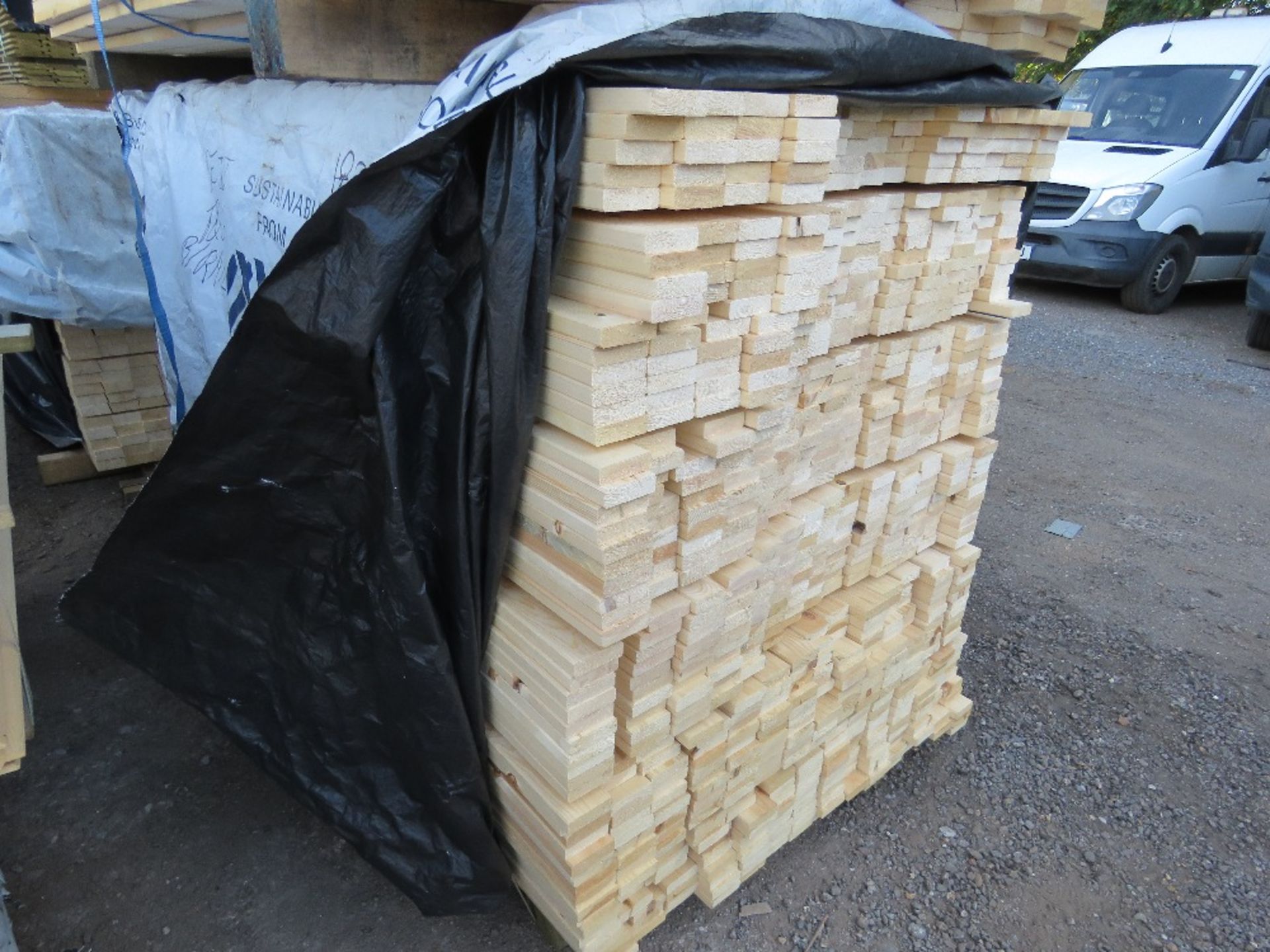 EXTRA LARGE PACK OF UNTREATED TIMBER SLATS 1.83M X 70MM X 20MM APPROX.
