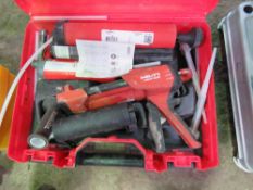 HILTI MASTIC GUN AND ASSOCIATED ITEMS SOURCED FROM LARGE CONSTRUCTION COMPANY LIQUIDATION.