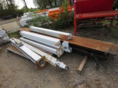 4 POST VEHICLE RAMP PARTS, REQUIRES A PUMP. THIS LOT IS SOLD UNDER THE AUCTIONEERS MARGIN SCHEME,