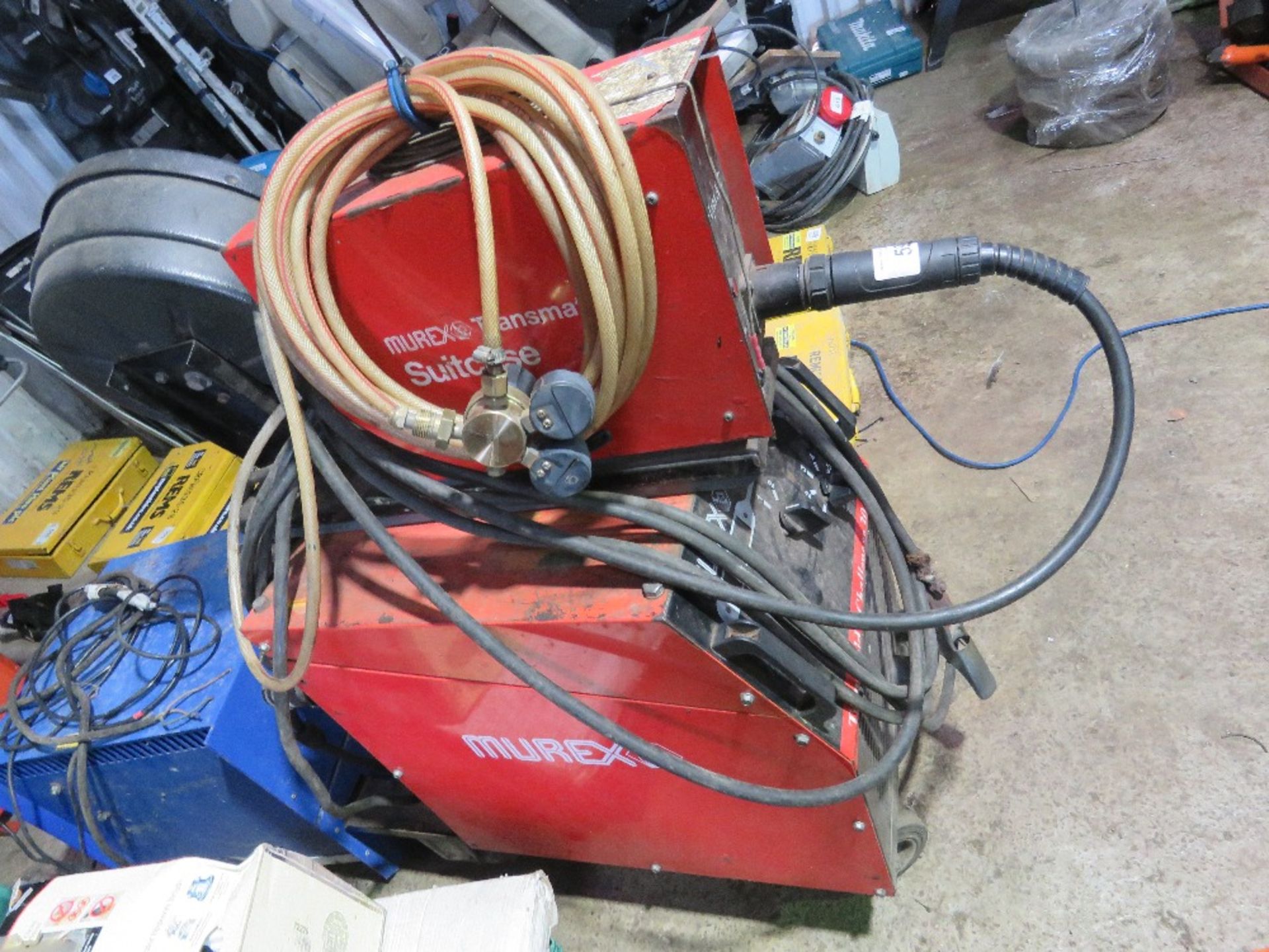 MUREX CHALLENGER 301T MIG WELDER WITH WIRE FEED UNIT, 240VOLT POWERED. THIS LOT IS SOLD UNDER THE - Image 2 of 7