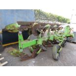 DOWDESWELL 4 FURROW REVERSIBLE PLOUGH WITH A BOX OF SPARES, DIRECT FROM SMALL HOLDING. THIS LOT