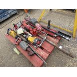 PALLET OF ASSORTED AIR BREAKERS AND SCABBLERS. THIS LOT IS SOLD UNDER THE AUCTIONEERS MARGIN SCHE