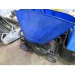 PETROL LAWNMOWER PLUS HAND TOOLS. THIS LOT IS SOLD UNDER THE AUCTIONEERS MARGIN SCHEME, THEREFORE