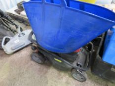 PETROL LAWNMOWER PLUS HAND TOOLS. THIS LOT IS SOLD UNDER THE AUCTIONEERS MARGIN SCHEME, THEREFORE