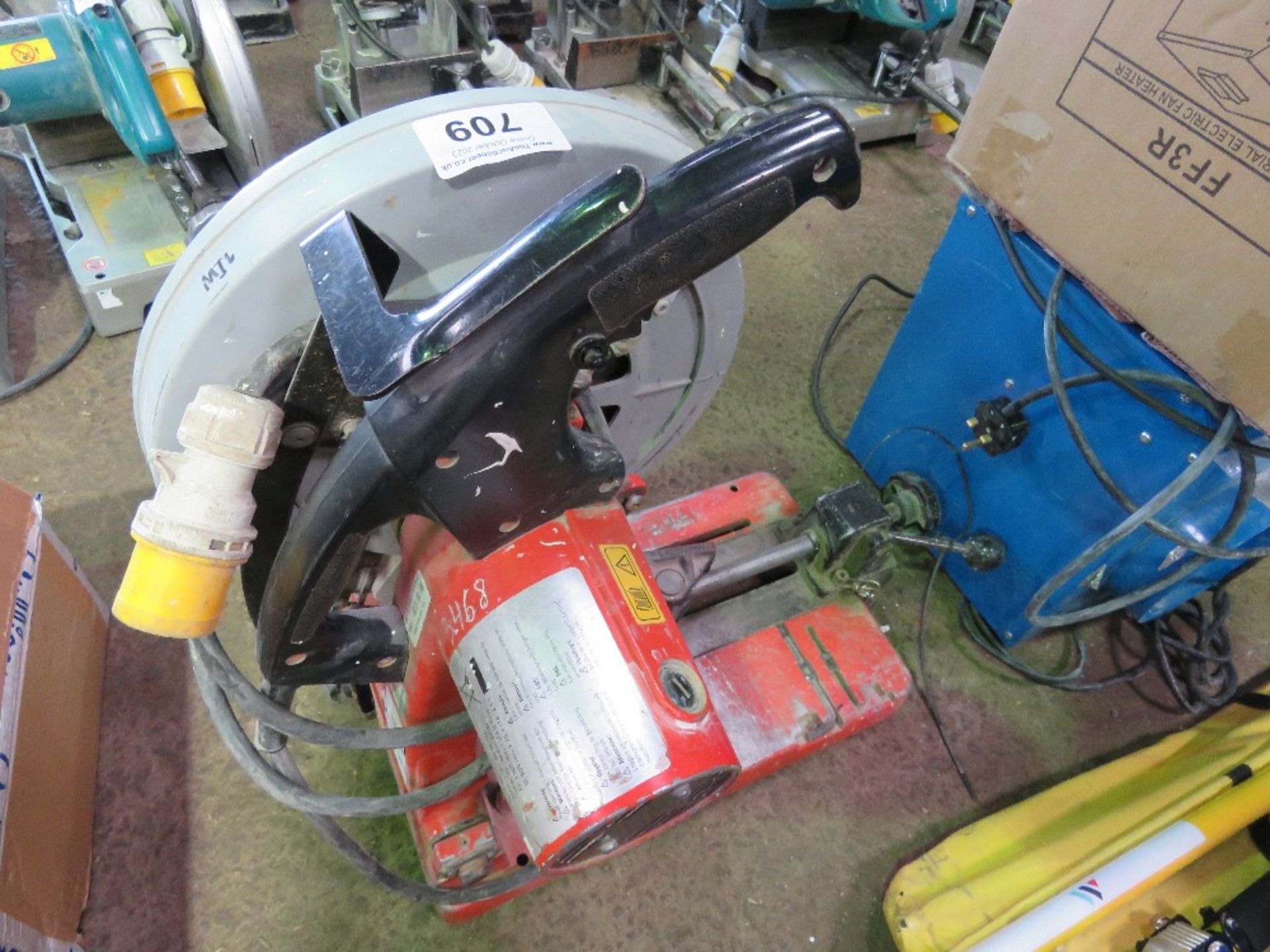 RIDGID METAL CUTTING SAW 110V SOURCED FROM LARGE CONSTRUCTION COMPANY LIQUIDATION. - Image 3 of 3