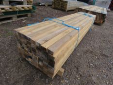 PACK OF CONSTRUCTION TIMBER, 2.4M LENGTH 3"X2" SIZE APPROX, 64NO PIECES. THIS LOT IS SOLD UNDER