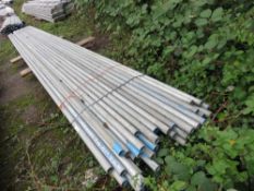 BUNDLE OF 21FT SCAFFOLDING TUBES APPROX. 50 NO. IN TOTAL. SOURCED FROM COMPANY LIQUIDATION.