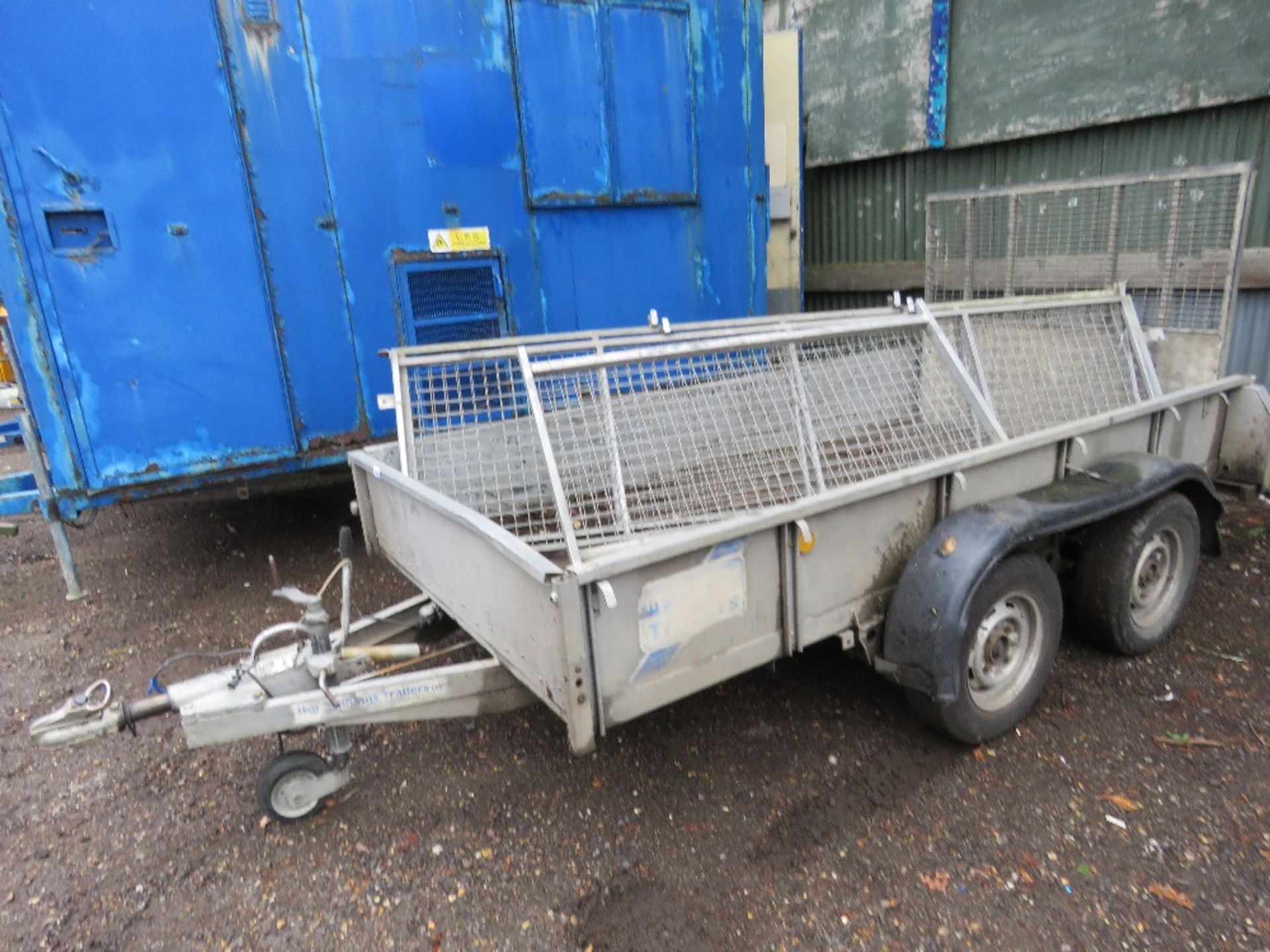 IFOR WILLIAMS GD105G TRAILER COMPLETE WITH MESH CAGE SIDES. SN: SCK40000010315322 - Image 2 of 9