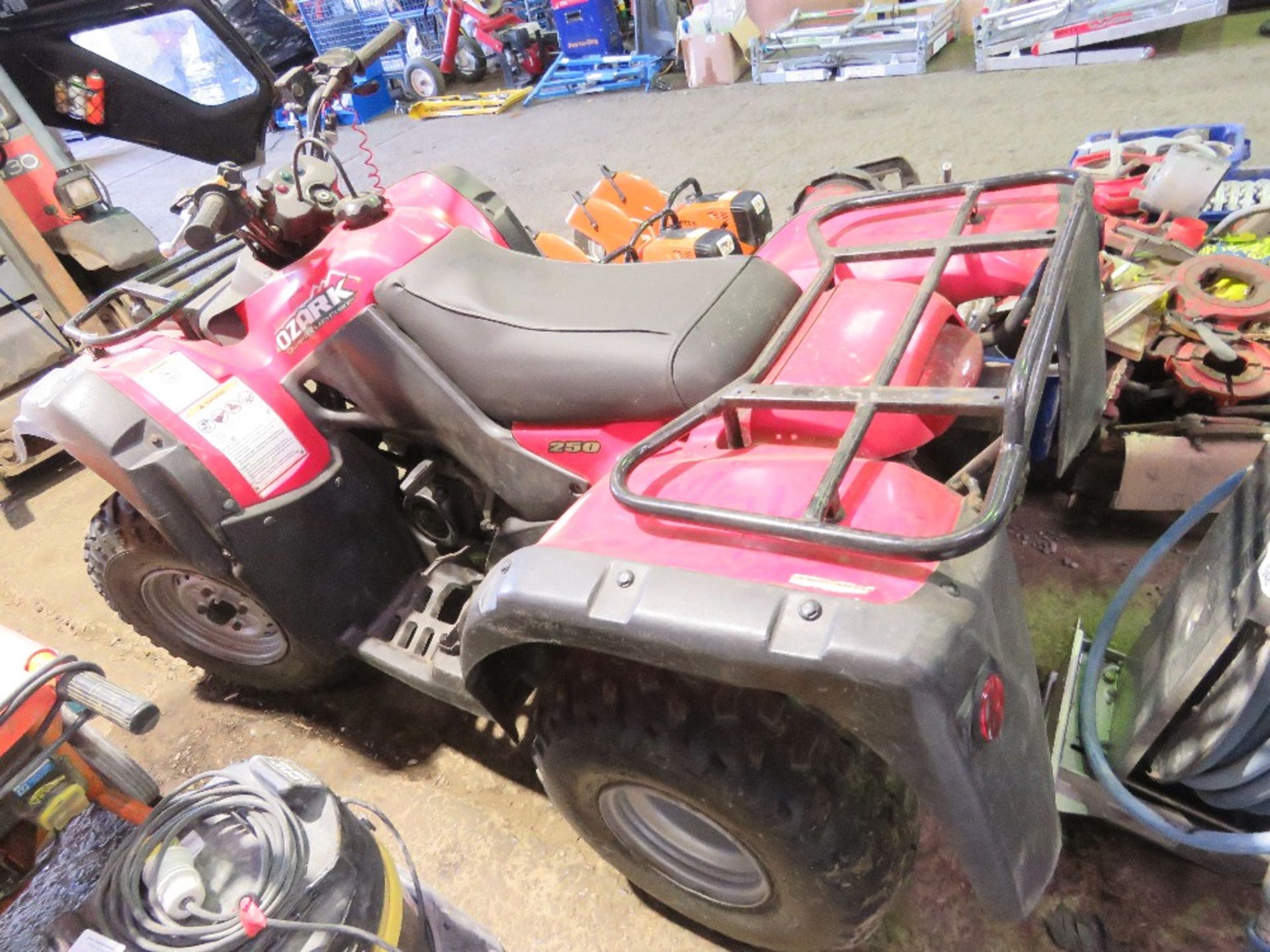 SUZUKI OZARK 250CC 2WD QUAD BIKE. WHEN TESTED WAS SEEN TO DRIVE..SEE VIDEO. - Image 4 of 7