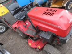 WESTWOOD T1600 RIDE ON MOWER WITH COLLECTOR, HYDROSTATIC DRIVE. WHEN TESTED WAS SEEN TO RUN, DRIVE A