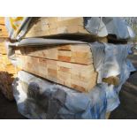 PACK OF UNTREATED TIMBER BOARDS, MACHINED EDGES. 2.5M LENGTH X 35MM X 120MM WIDTH APPROX.