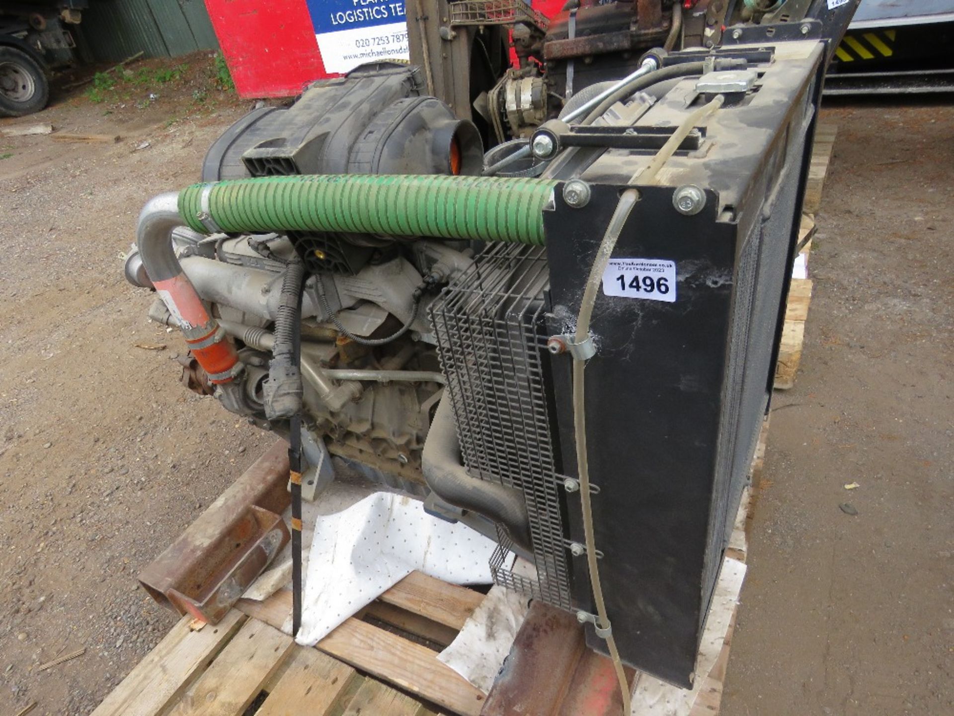 VM MOTORI WATER COOLED ENGINE TYPE 05D/9 62KW RATED. RUNNING WHEN REMOVED AS PART OF LOW EMMISSION P