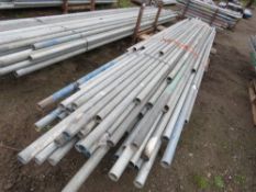 BUNDLE OF SCAFFOLDING TUBES 10-16FT LENGTH APPROX. 50 NO. IN TOTAL APPROX. SOURCED FROM COMPANY LIQU