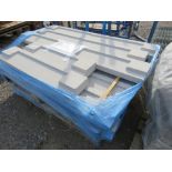 2 X PALLETS OF CONTEMPORARY STYLE GREY WINDOW CILLS. THIS LOT IS SOLD UNDER THE AUCTIONEERS MARGI