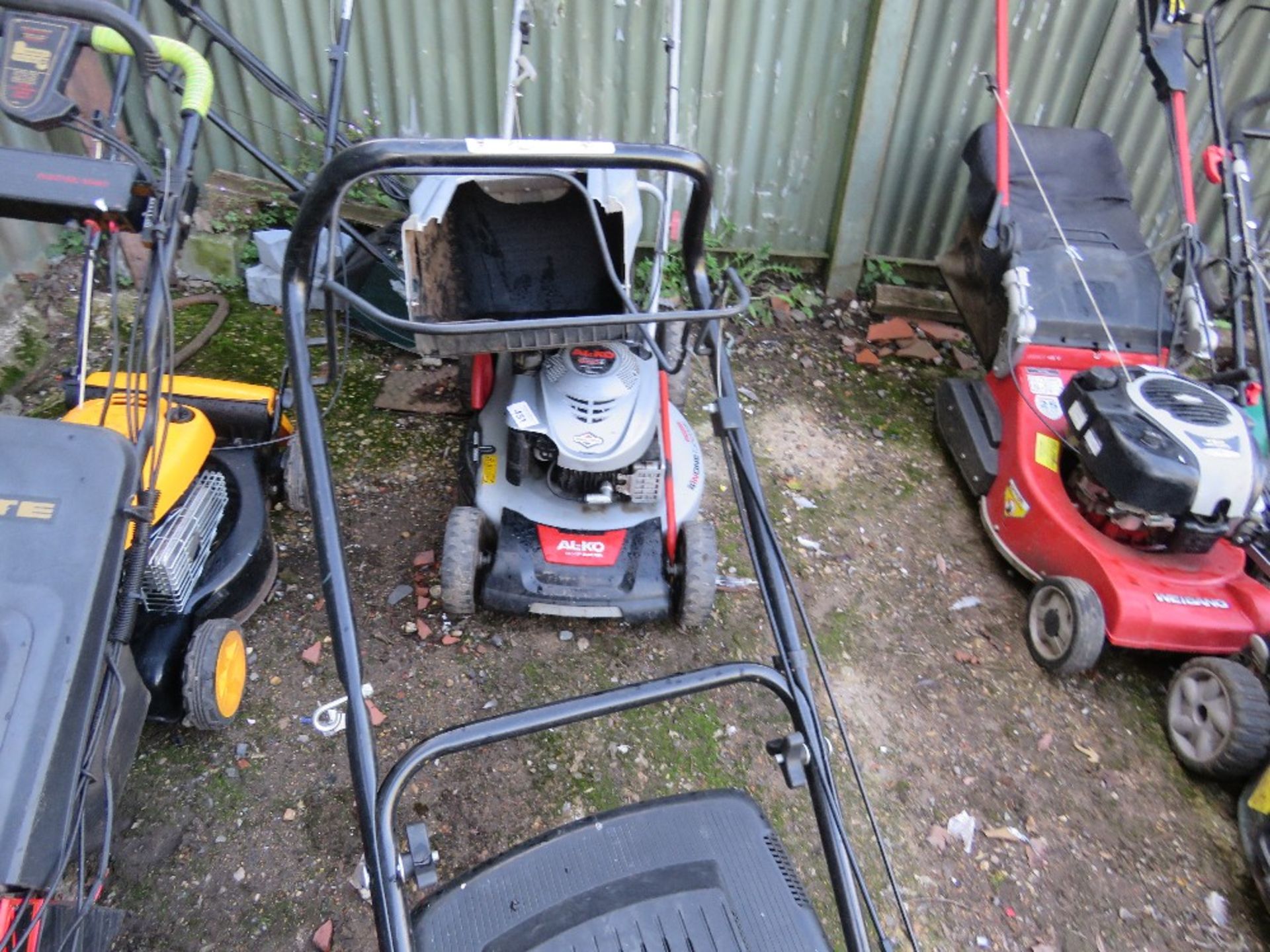 MOUNTFIELD PETROL ENGINED ROTARY LAWNMOWER. WITH COLLECTOR. THIS LOT IS SOLD UNDER THE AUCTIONEE - Image 4 of 4