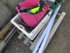 LONG HANDLED SPADES X 2 PLUS LONG BAR AND ASSORTED TOOLS ETC. DIRECT FROM LOCAL LANDSCAPE COMPANY WH