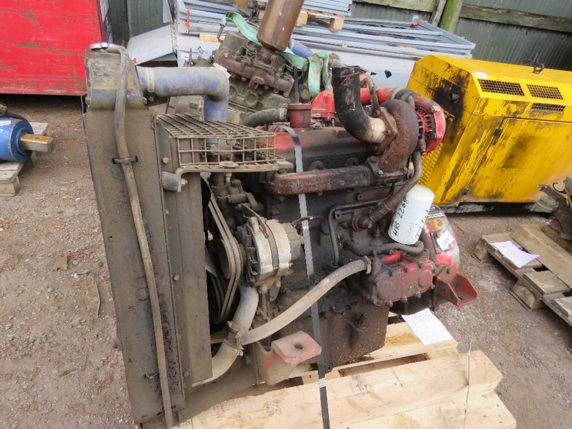 IVECO/FIAT WATER COOLED ENGINE TYPE 8041S125. RUNNING WHEN REMOVED AS PART OF LOW EMMISSION PILING - Image 6 of 7