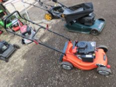 SOVEREIGN PETROL ENGINED ROTARY LAWNMOWER. NO COLLECTOR. THIS LOT IS SOLD UNDER THE AUCTIONEERS