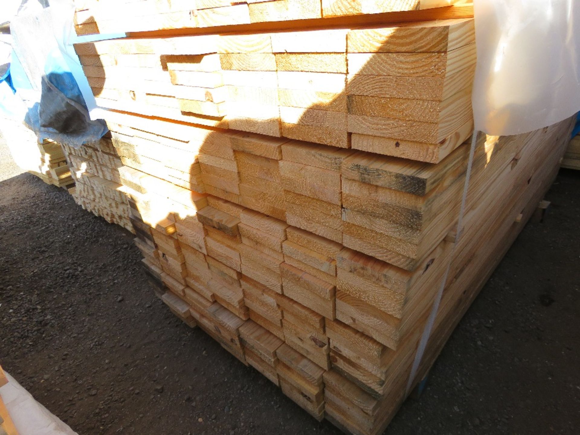 LARGE PACK OF TIMBER BOARDS, UNTREATED: 1.83M LENGTH X 140MM X 30MM APPROX. - Image 2 of 3