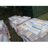 4X PALLETS OF REDLAND RUSTIC RED DUOPLAIN TILE 288 ROOF TILES. THIS LOT IS SOLD UNDER THE AUCTION