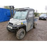 POLARIS DIESEL RANGER RTV UTILITY VEHICLE REG:GK16 MJE WITH V5. DIRECT EX LOCAL FARM BEING SURPLUS T