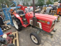 YANMAR YM1601 COMPACT AGRICULTURAL TRACTOR, 2WD, AGRICULTURAL TYRES, WITH REAR LINKAGE. FROM LIMITED