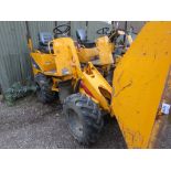 THWAITES 1 TONNE HIGH TIP DUMPER, YEAR 2008 BUILD. 3318 REC. HOURS. SN: SLCM201ZZ808B4830. WHEN TEST