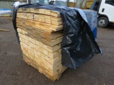 EXTRA LARGE PACK OF UNTREATED HIT AND MISS CLADDING TIMBER BOARDS: 1.75M LENGTH X 100MM APPROX.